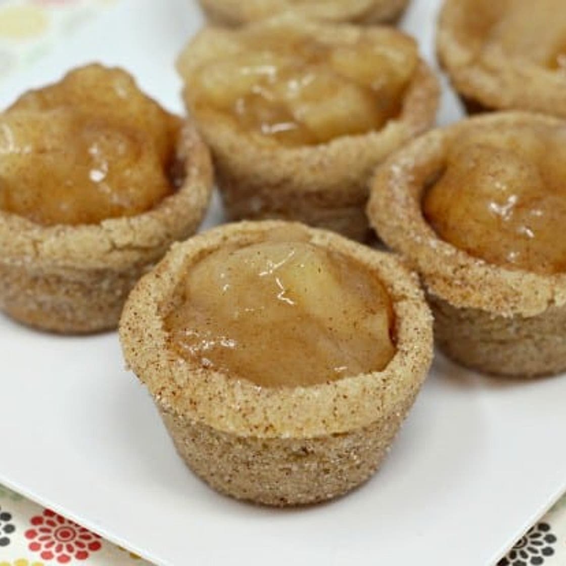 SNICKERDOODLE APPLE PIE COOKIE CUPS