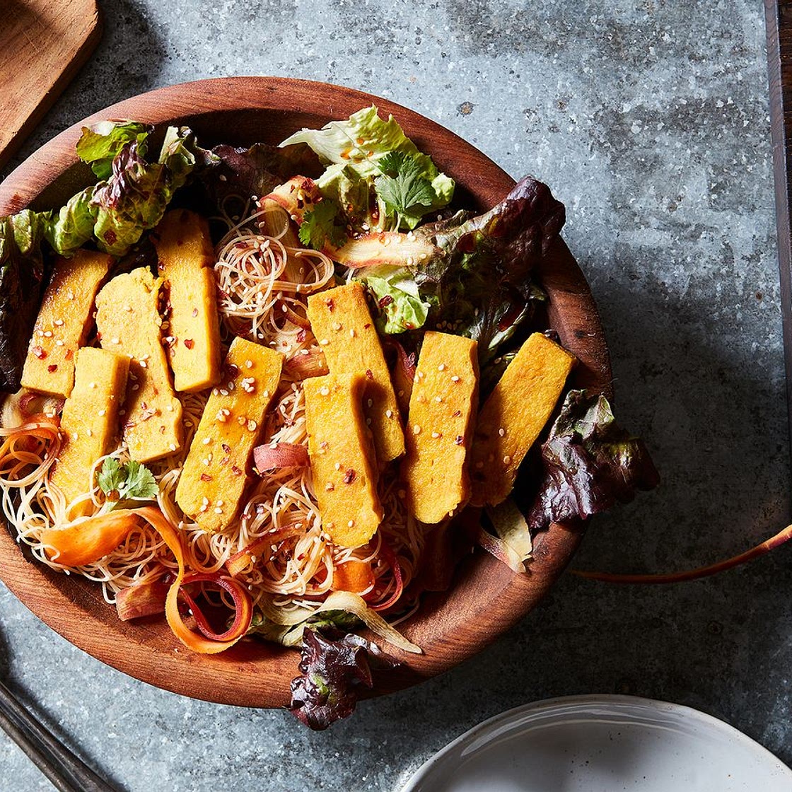 Burmese Tofu (a.k.a. Chickpea Flour Tofu)