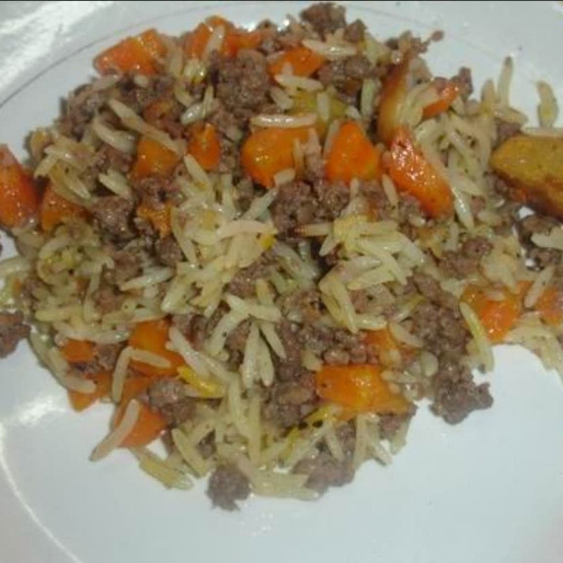 Rice with carrot / تمن على جزر