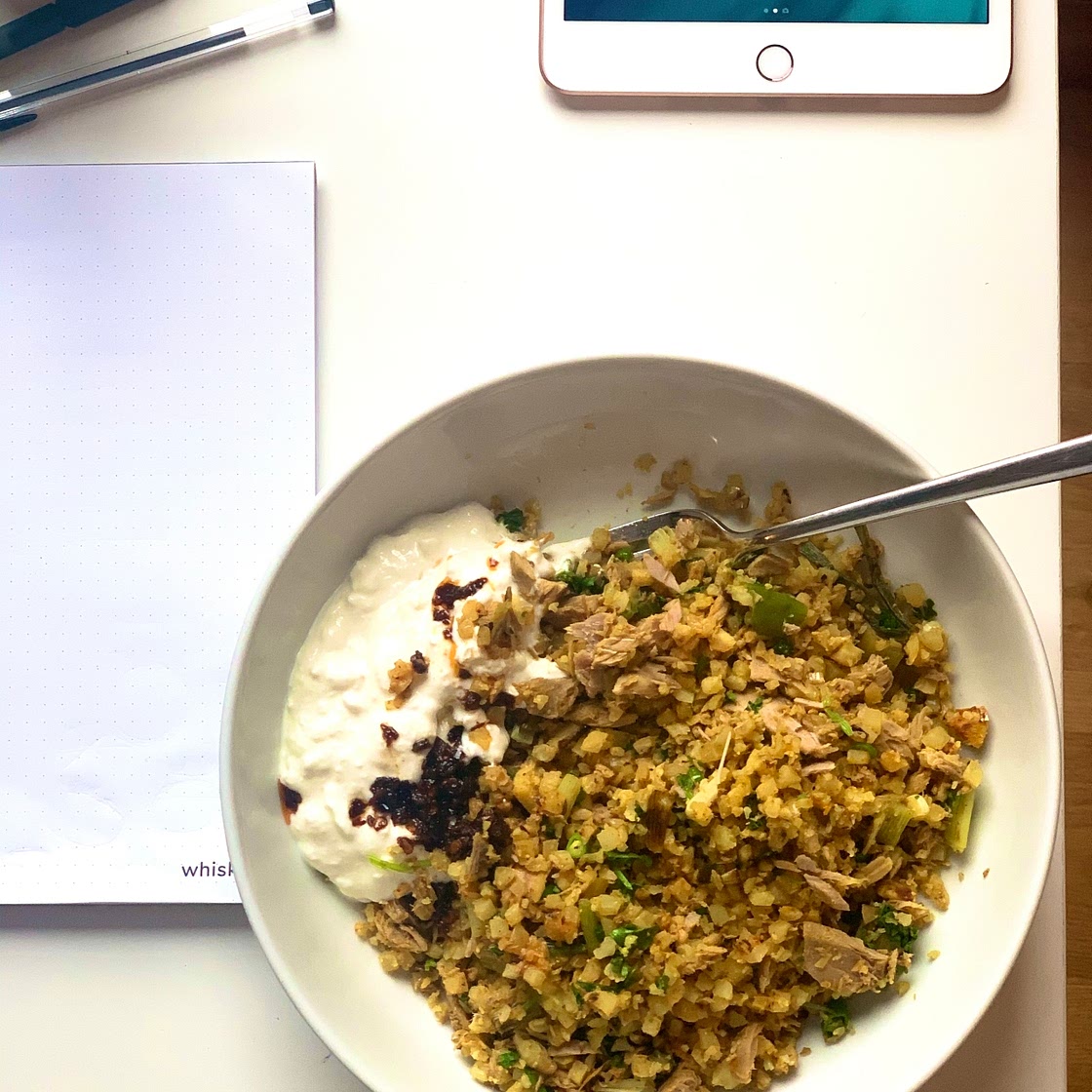 Cauliflower fried rice 