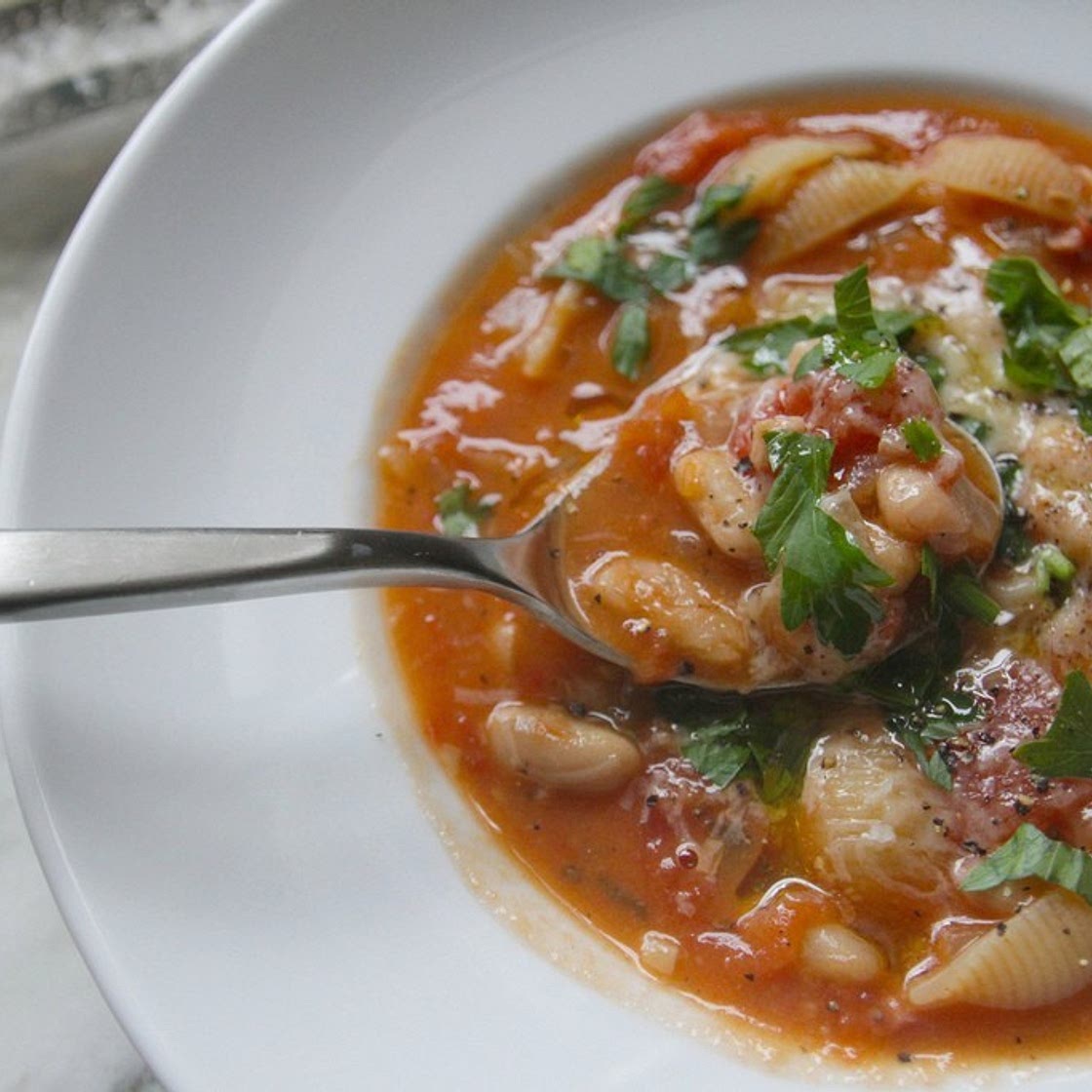 Croatian Recipes: Pasta and Bean Soup {Pašta Fažol} | Chasing the Donkey