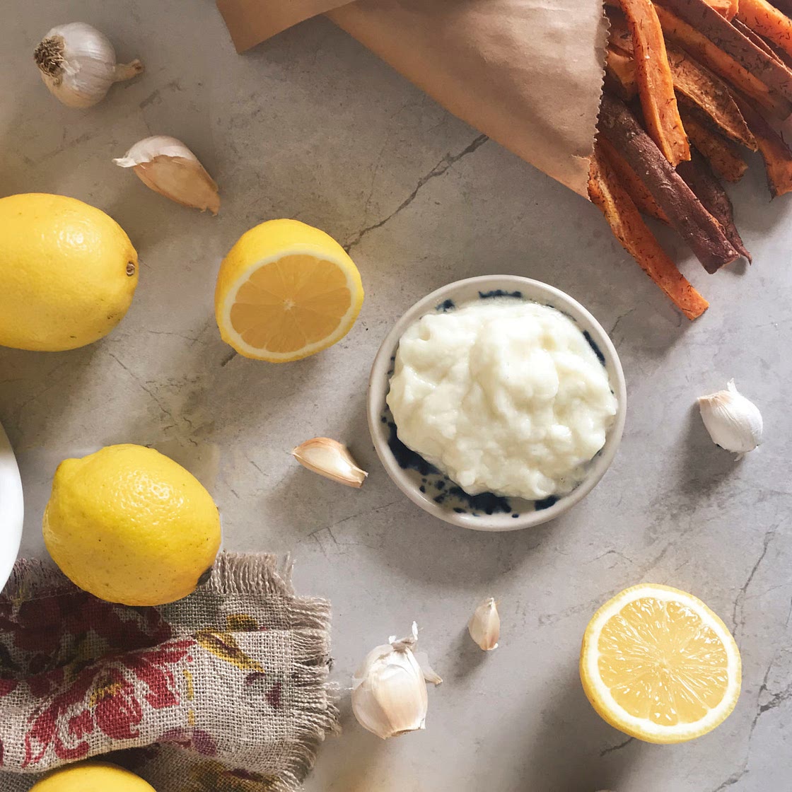 Toum Lebanese Emulsified Garlic Sauce