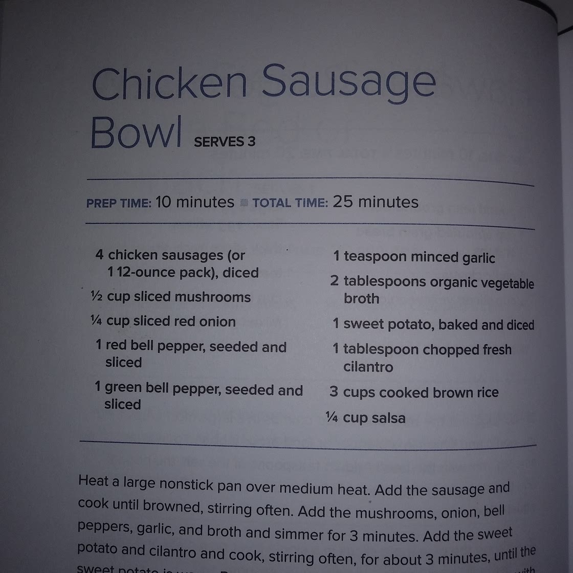 Chicken Sausage bowl