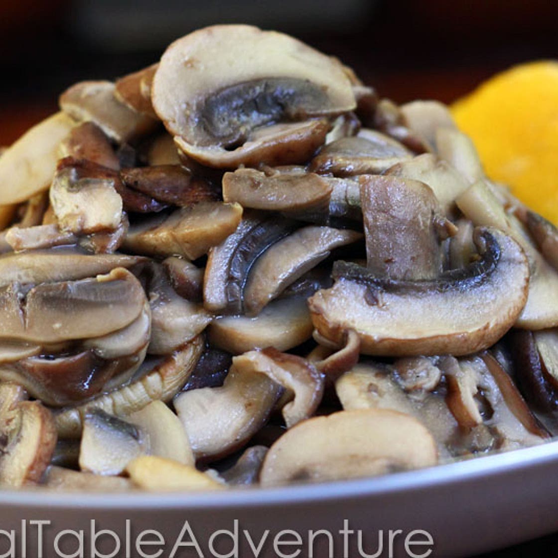 Congolese Mushrooms with Fresh Lemon Juice