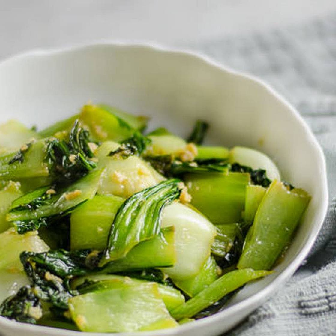 Ginger and Garlic Bok Choy Stir-Fry
