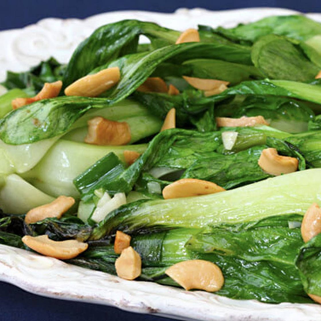 Baby Bok Choy With Cashews