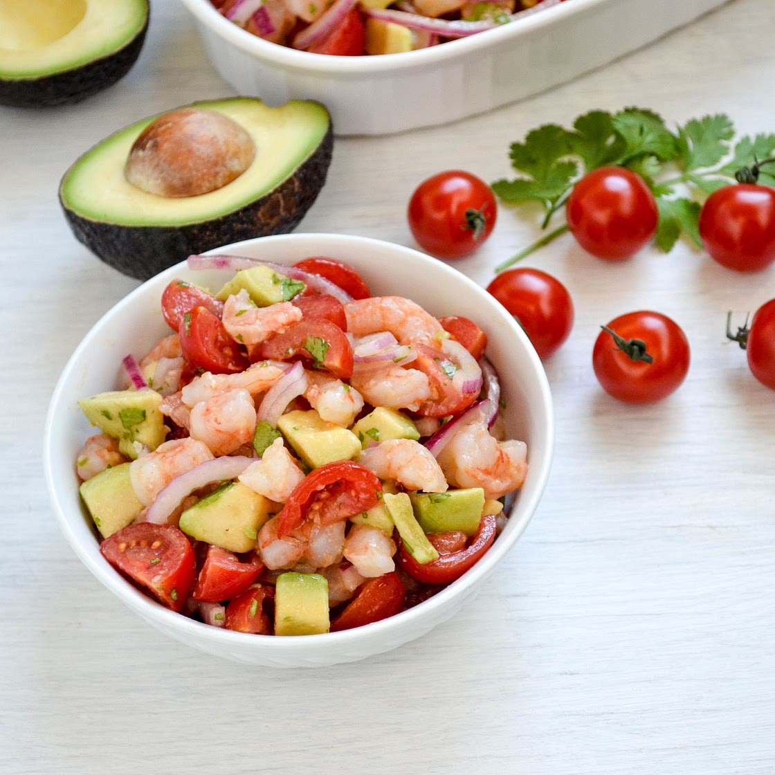 This Light and Refreshing Shrimp Avocado Salad Is Perfect on Warm Days