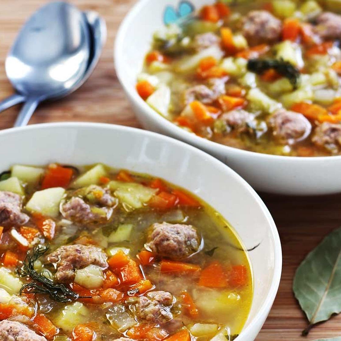 Estonian Meatball Soup