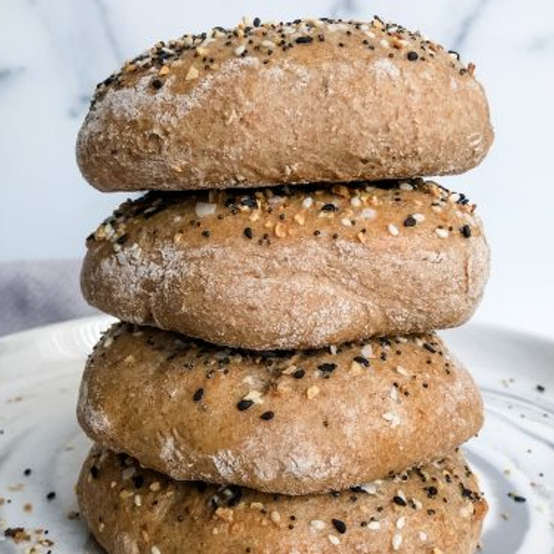 Healthy Four Ingredient Bagels