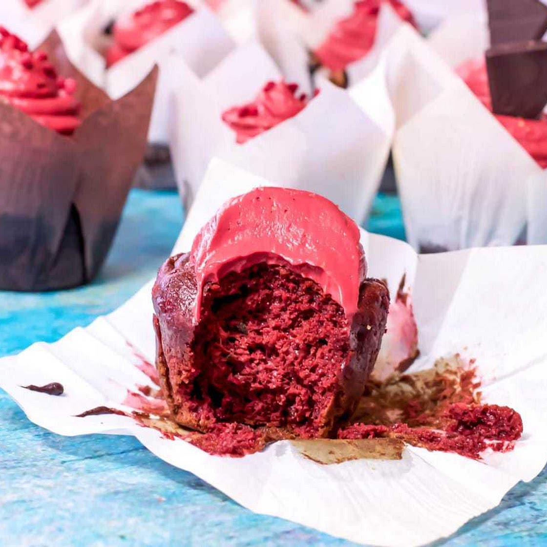 Mad Creations Red Velvet Zucchini Muffins