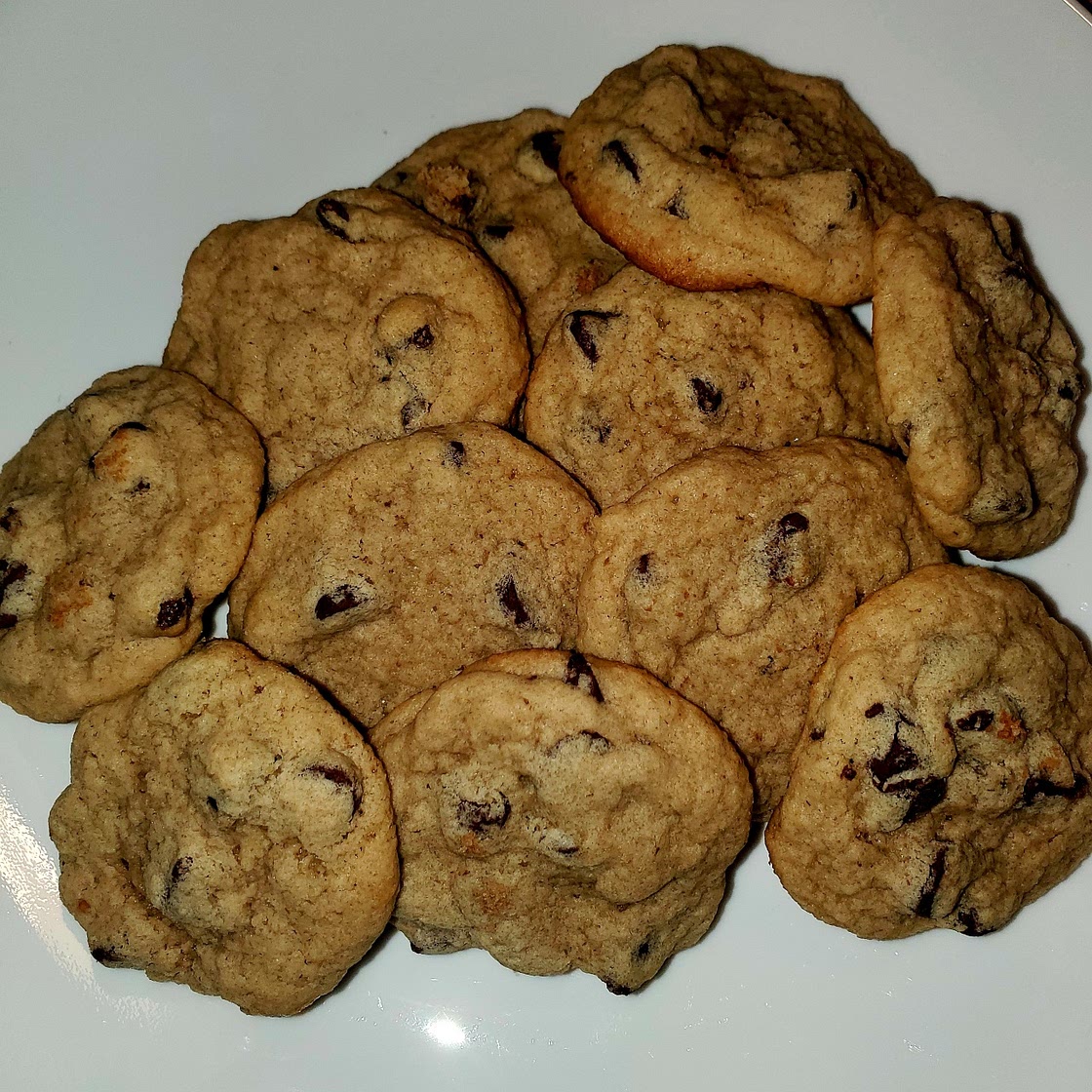 Oat Flour Chocolate Chip Cookies