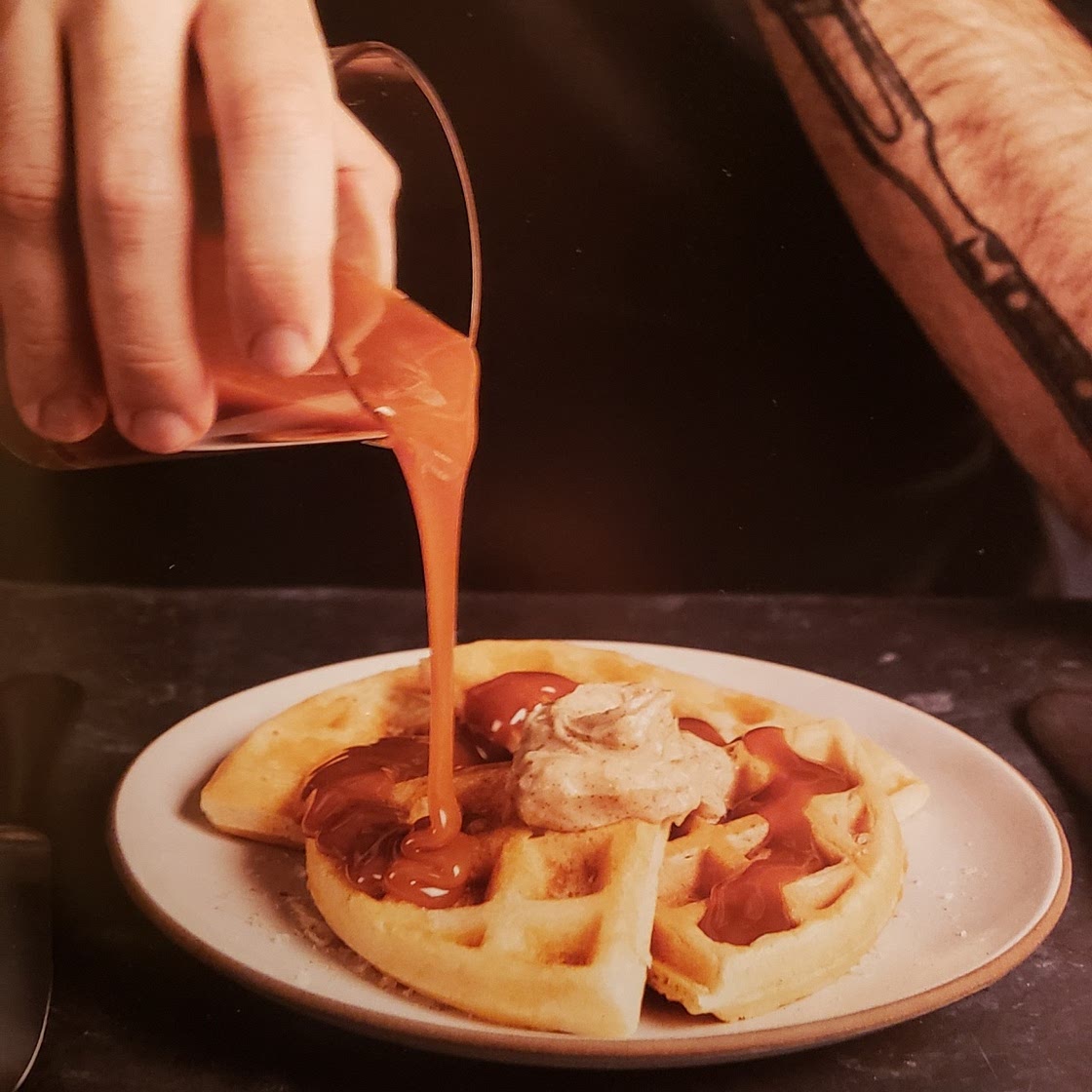 Space-Age Out-Of-This-World Moon Waffles