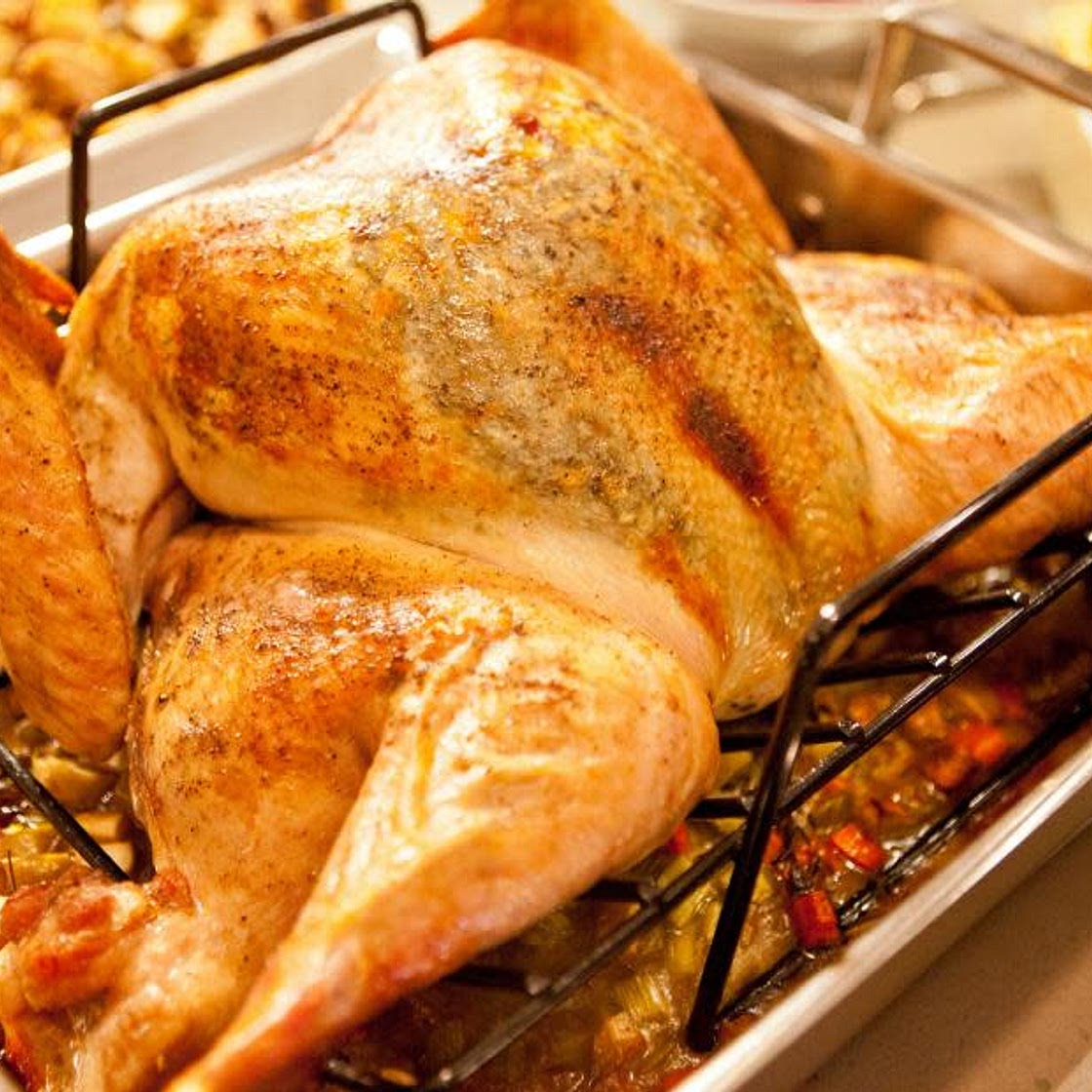 Spatchcocked Turkey with Sage Butter and gravy