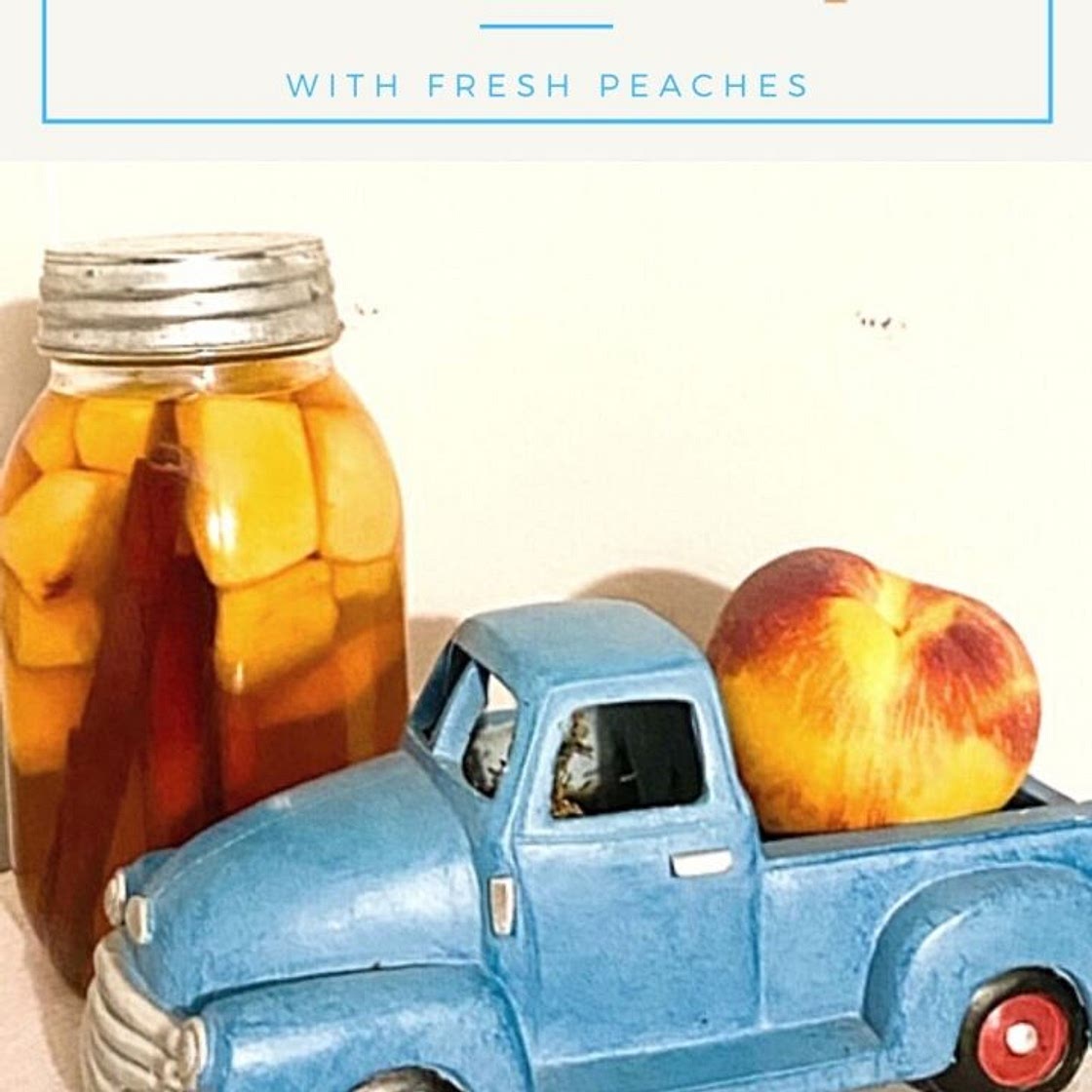 How To Make Peach Cobbler Moonshine With Fresh Peaches