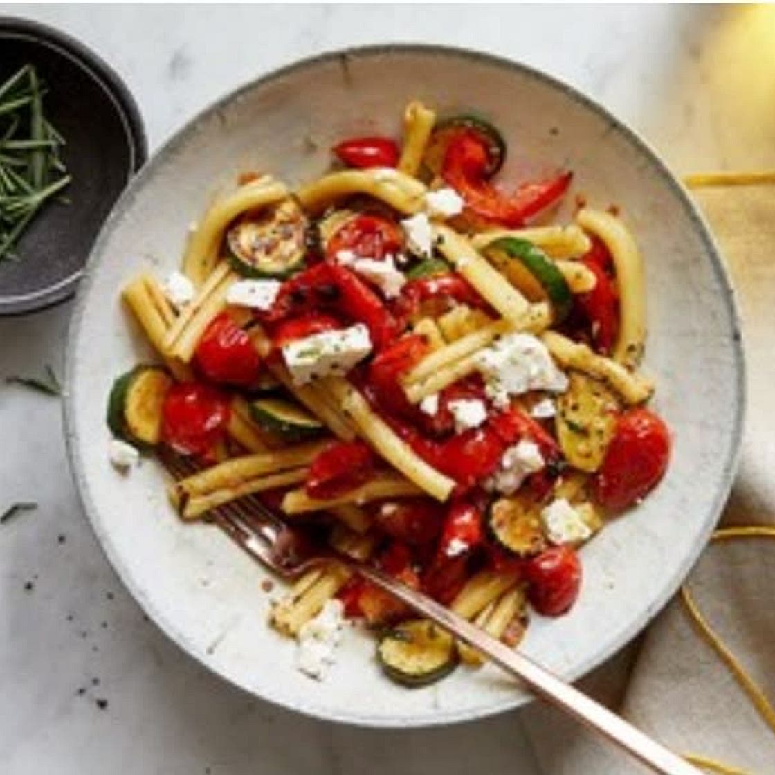 Pasta Rosemary (6 points for whole recipe)