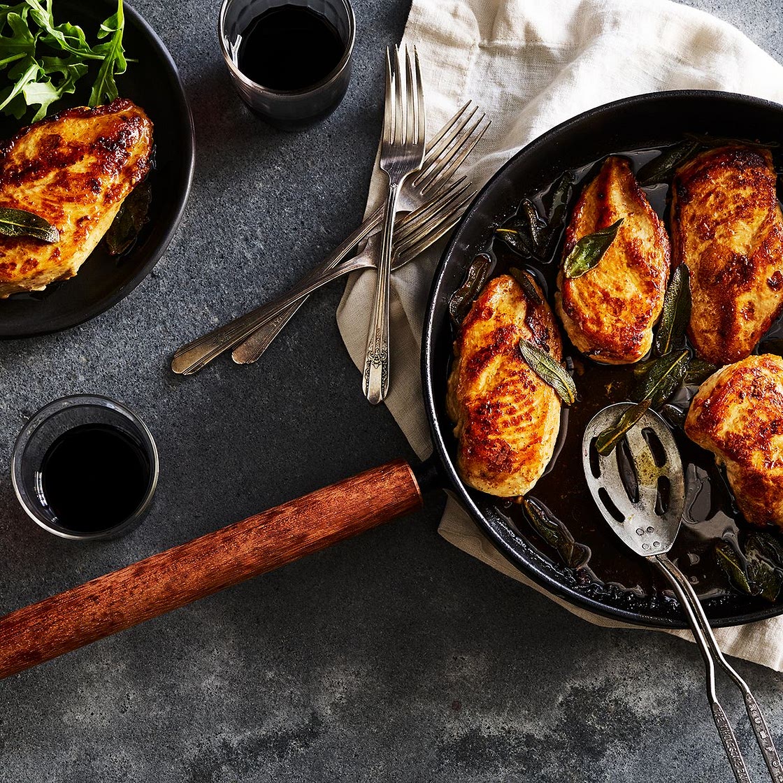 Chicken Breasts With Fresh Sage