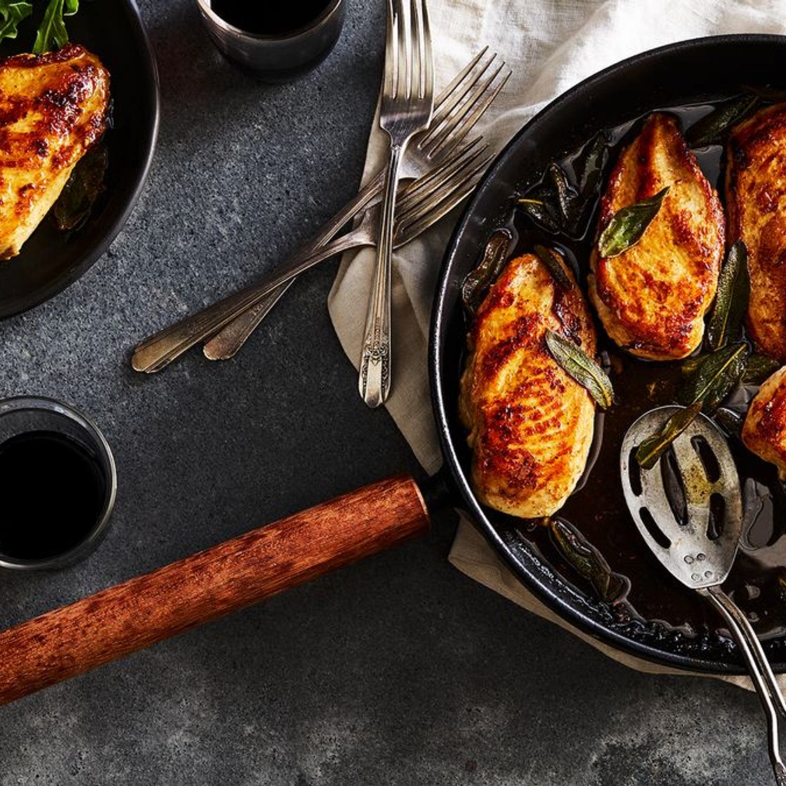 Chicken Breasts With Fresh Sage