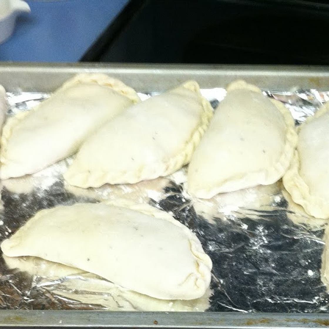 Fleischkuechle (meat pies)