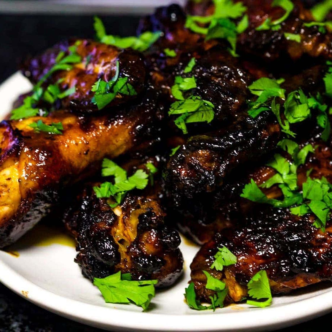 Sticky Vietnamese Keto Chicken Wings