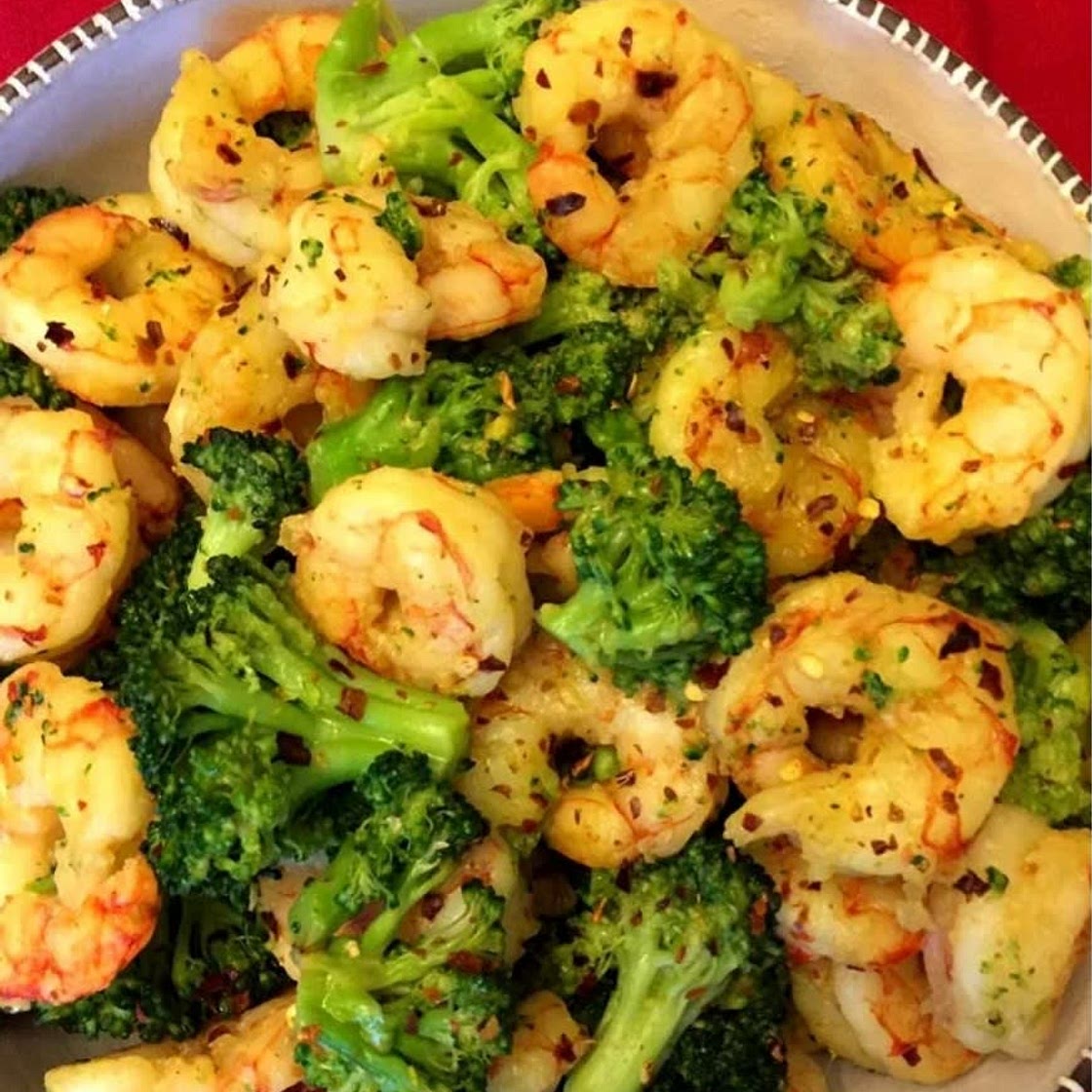 Shrimp and Garlic Spicy Stir-fry