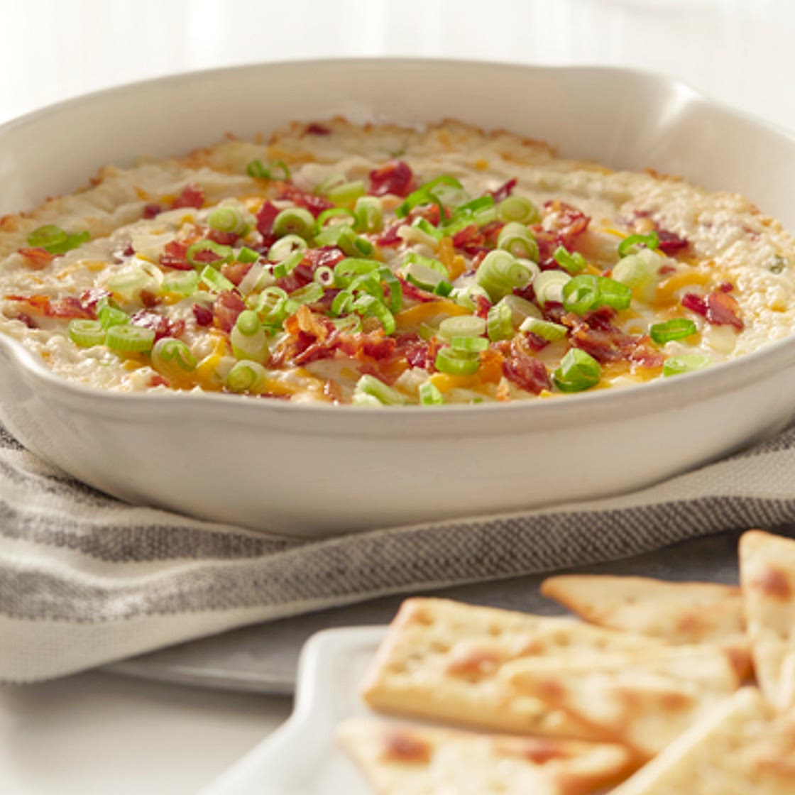 Hot Cheesy Bacon Dip