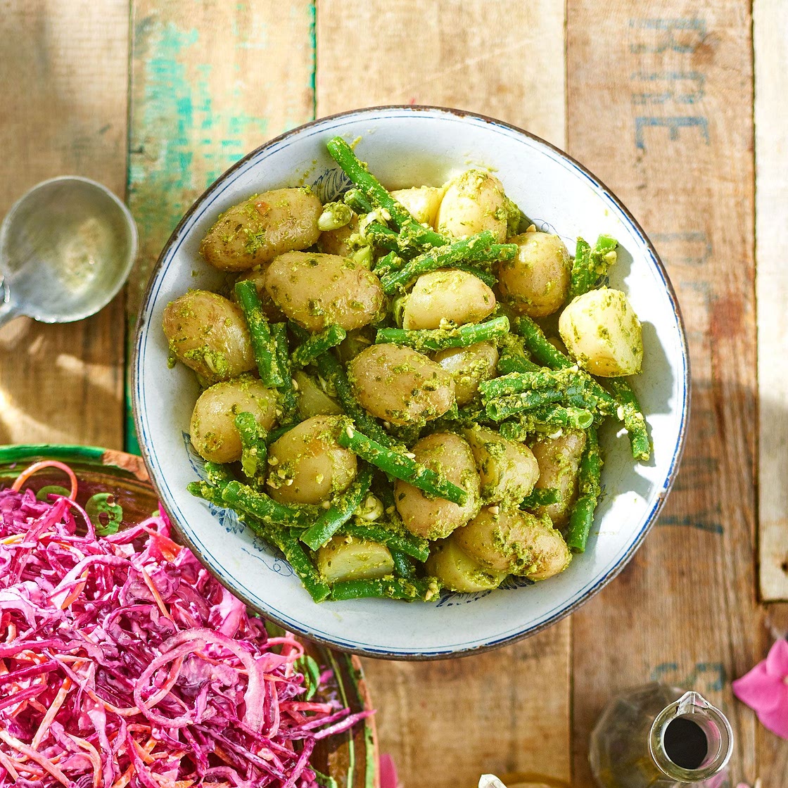 Pesto potato salad