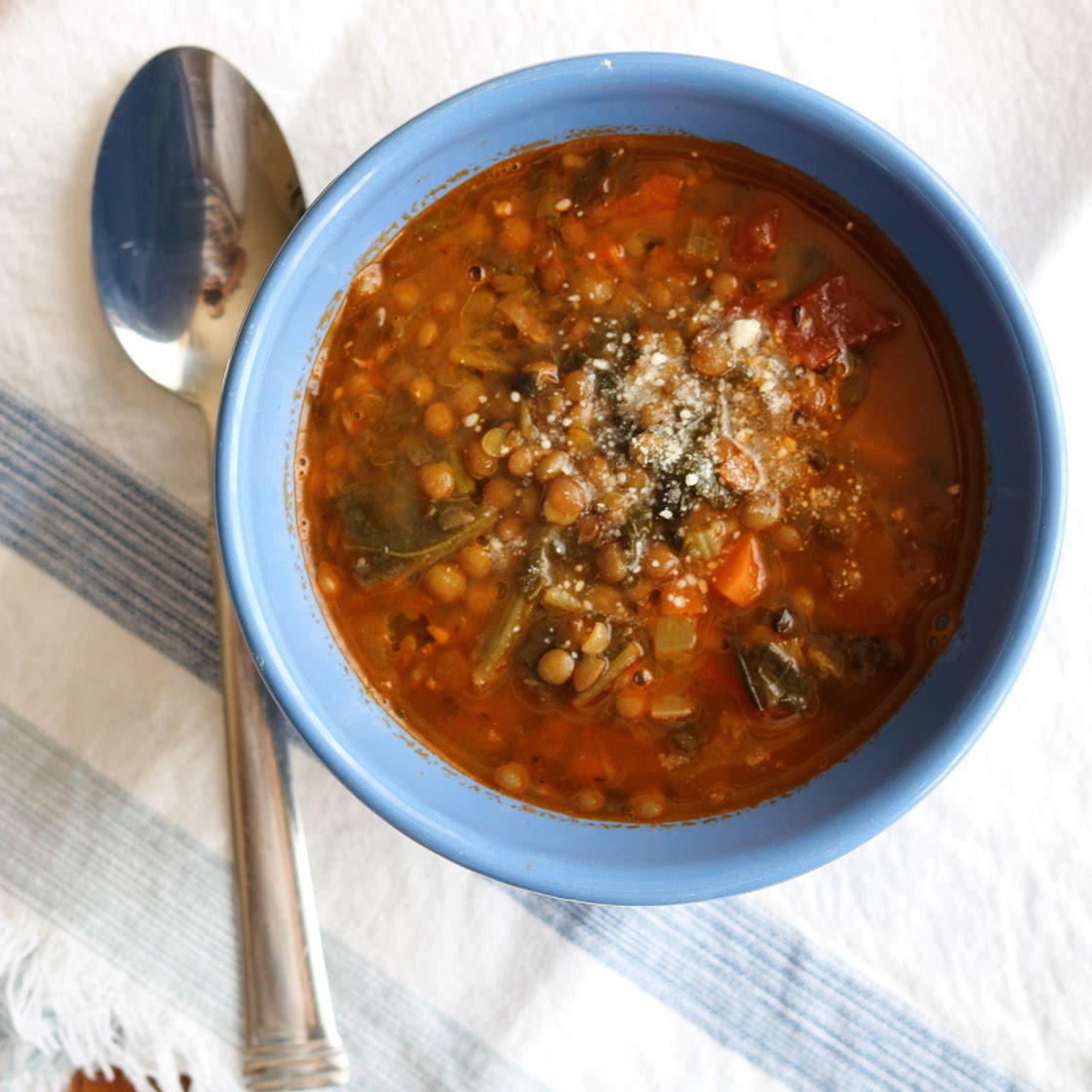Italian Lentil Sausage Soup