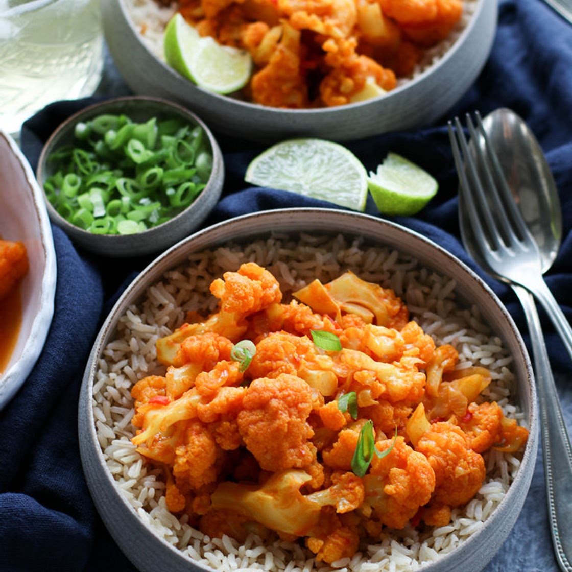 Afghan Tomato & Cauliflower Curry