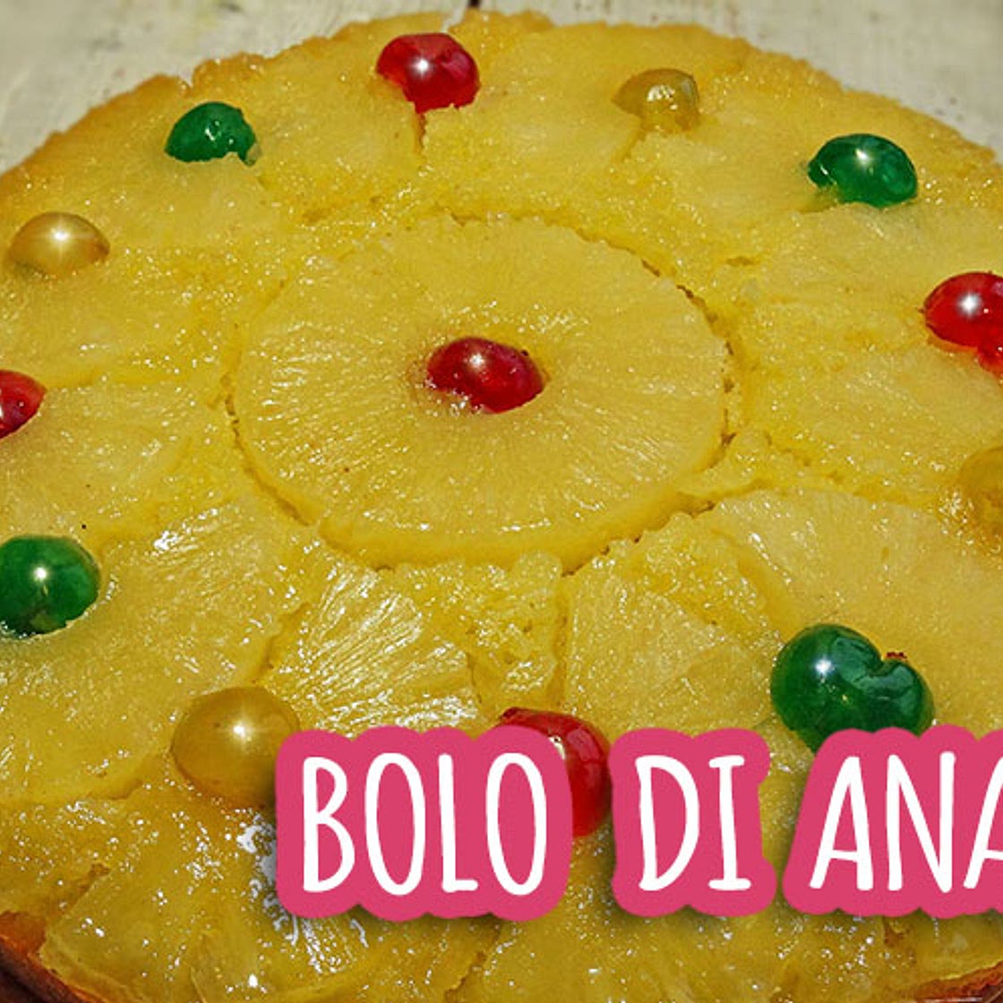 Bolo di anasa (pineapple upside down cake) - recipe from Aruba / Curaçao