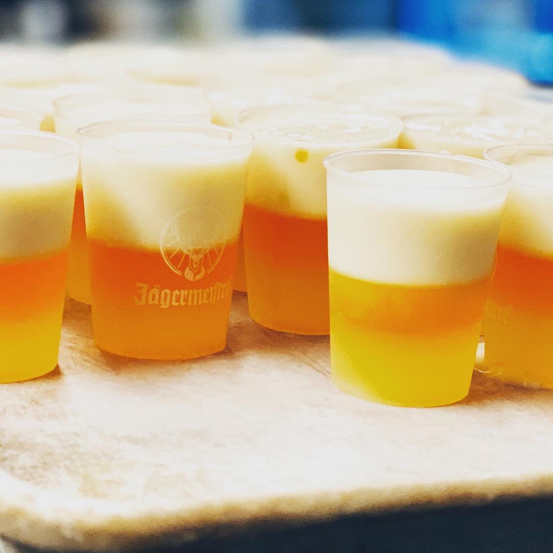 Halloween Candy Corn Jell-O® Shots