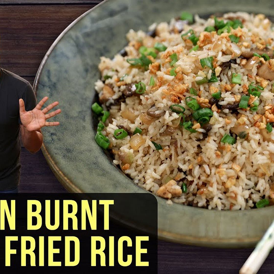 Burnt Garlic Chicken Fried Rice Recipe | How To Make Chicken Fried Rice | Easy Rice Recipe By Varun