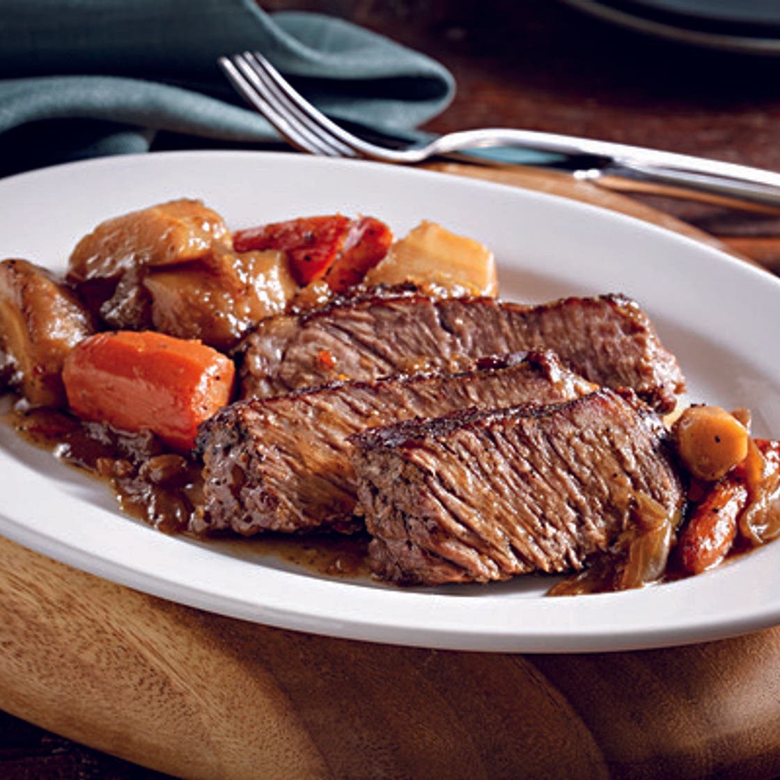Hearty Pot Roast with Parsnips