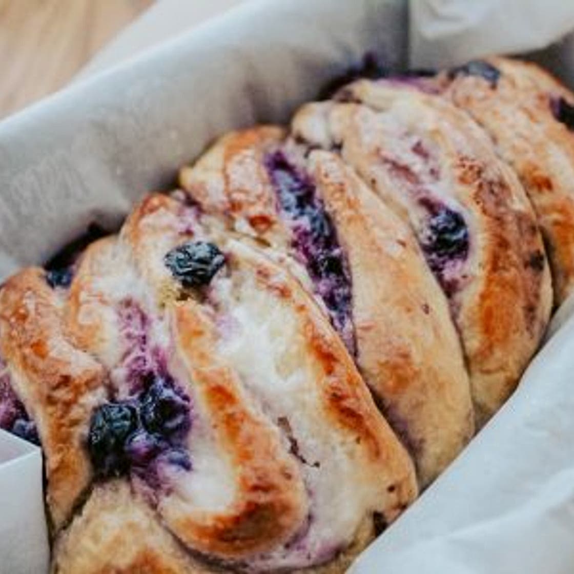 Blueberry Cream Cheese Babka - The Rest is Just Gravy