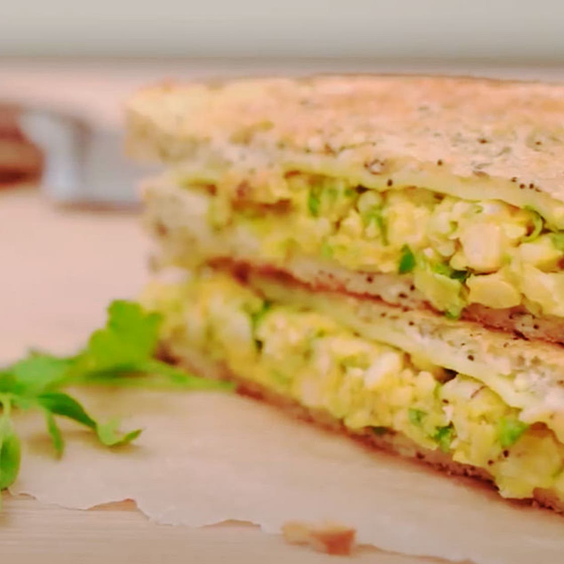 Vegan Grilled Cheese Chickpea Smash
