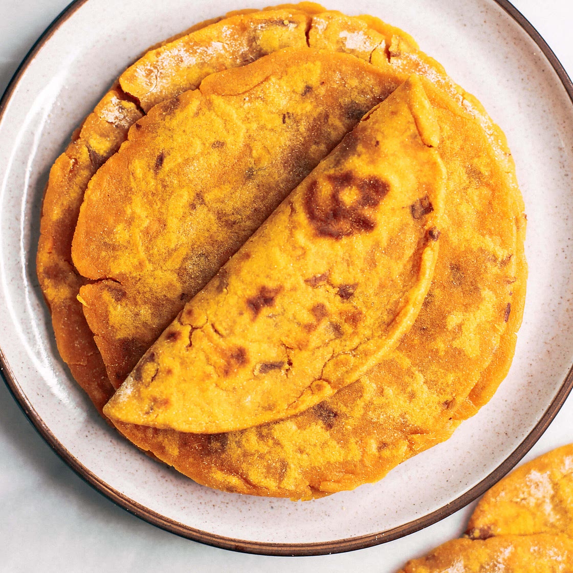 Two Ingredient Sweet Potato Tortillas