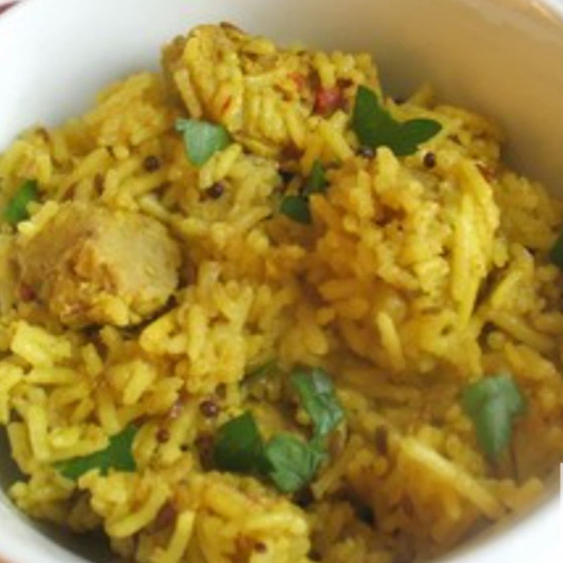 Middle Eastern Rice with Chickpeas and Ground Turkey