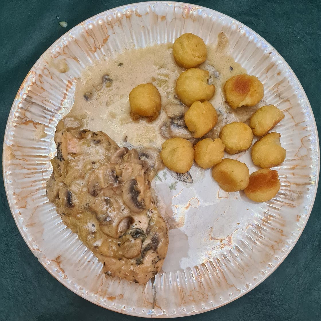 Pollo al champiñon