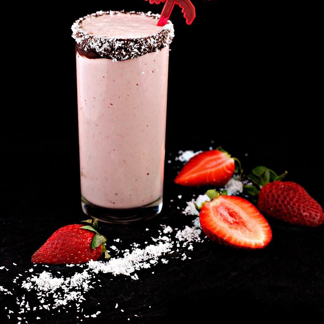 Strawberries & Cream Protein Shake