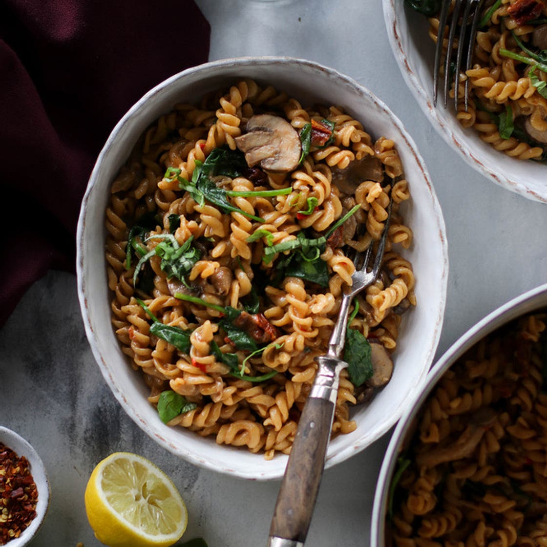 One-pot Creamy Mushroom Pasta