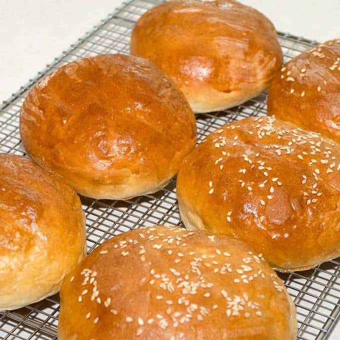 Homemade Hamburger Buns (Bread Machine)