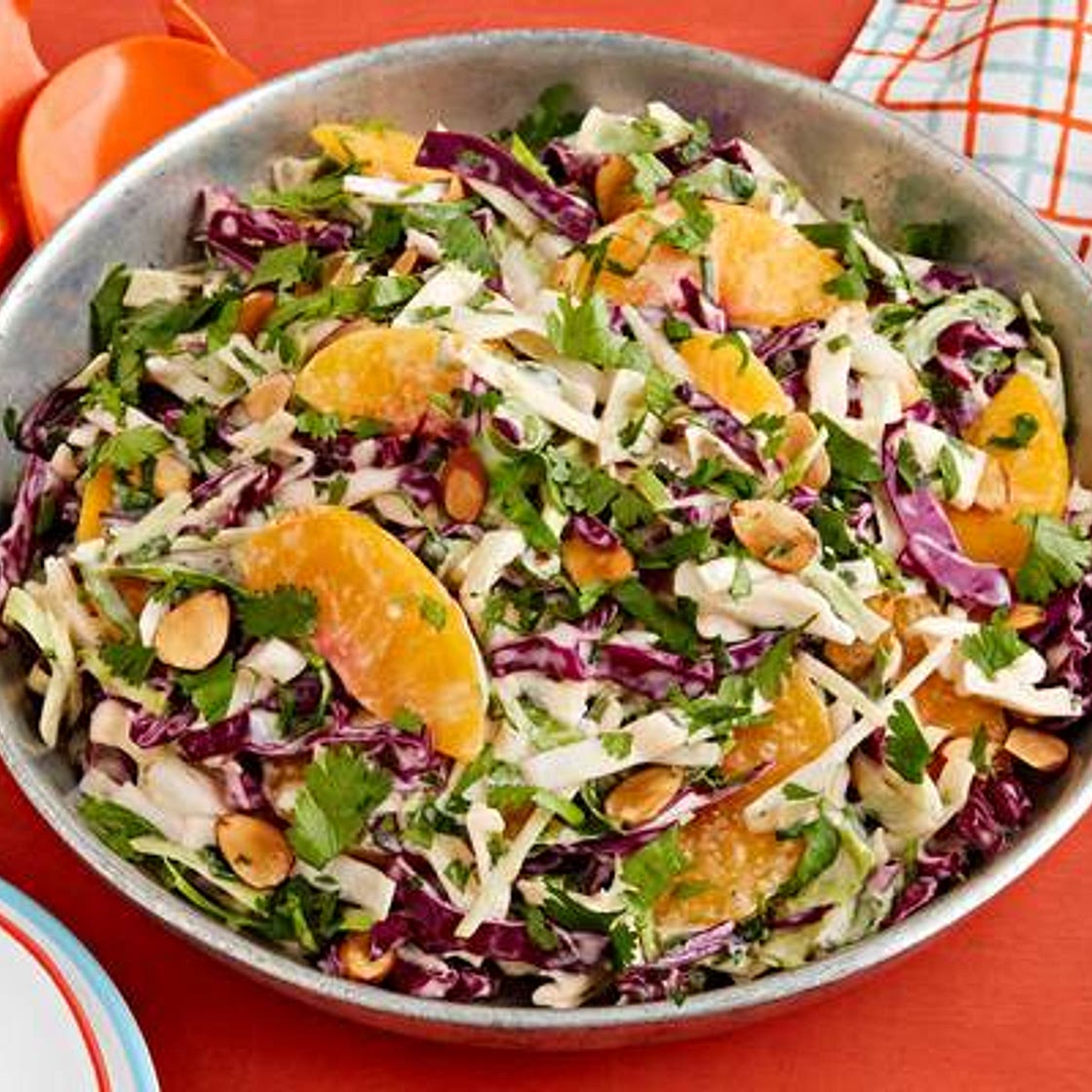 Easy Peach Coleslaw