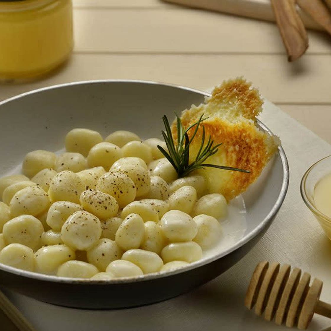 Gnocchi al burro + rucola