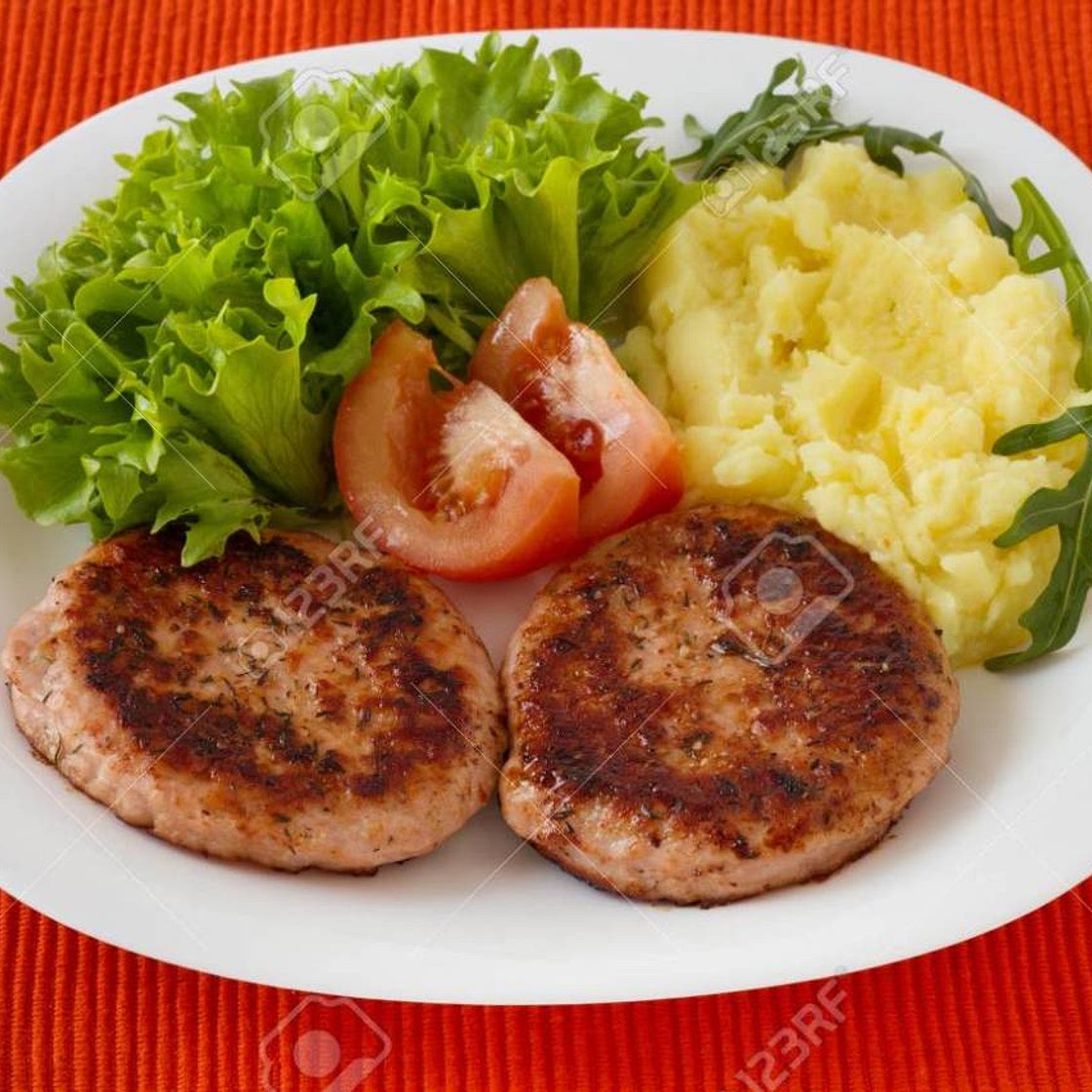 Hamburger e patate