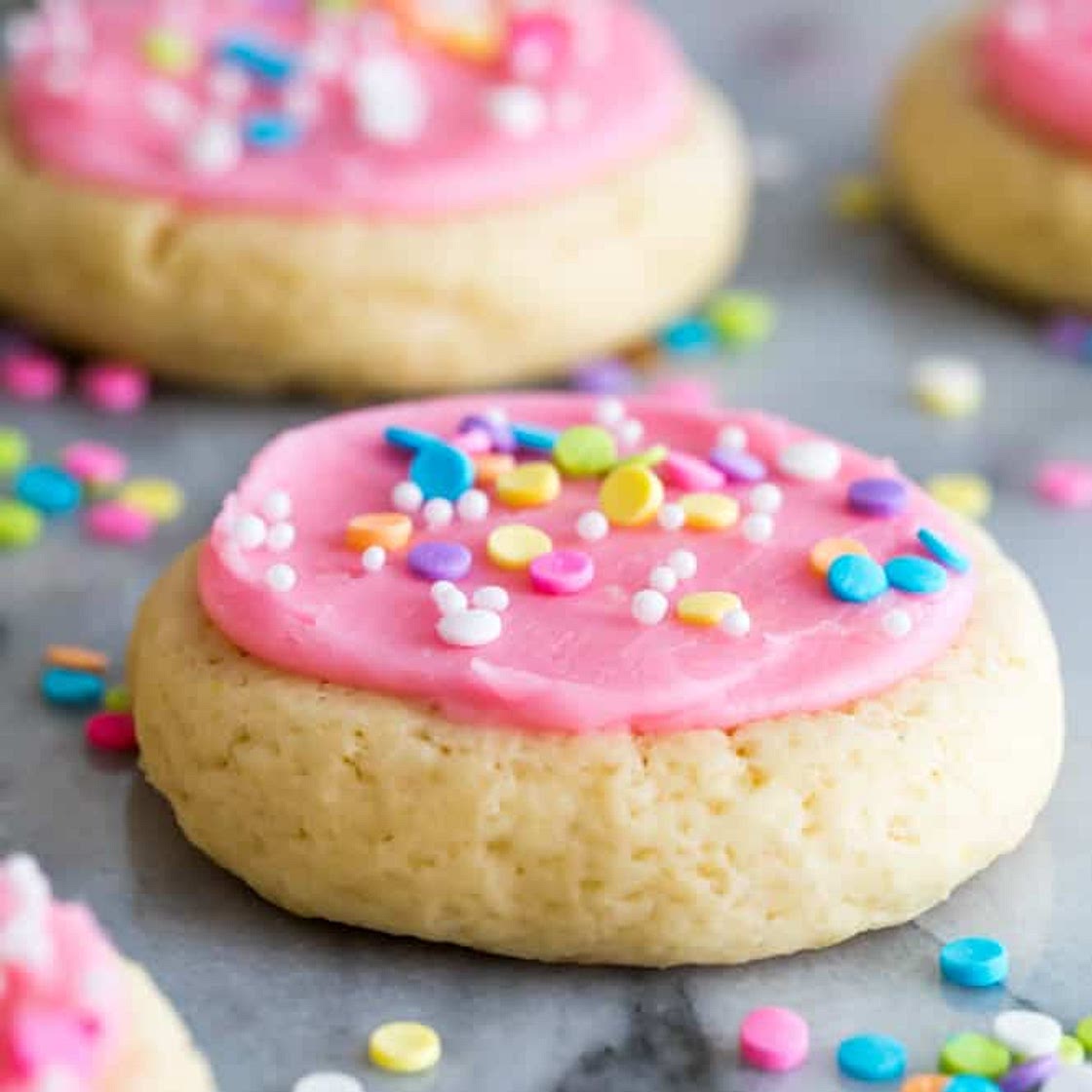 Soft Frosted Sugar Cookies