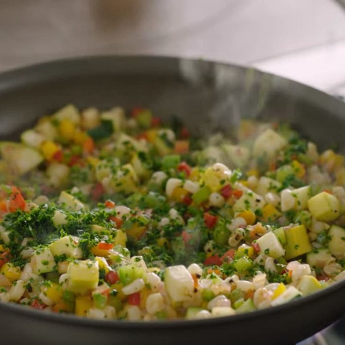 Seafood Succotash