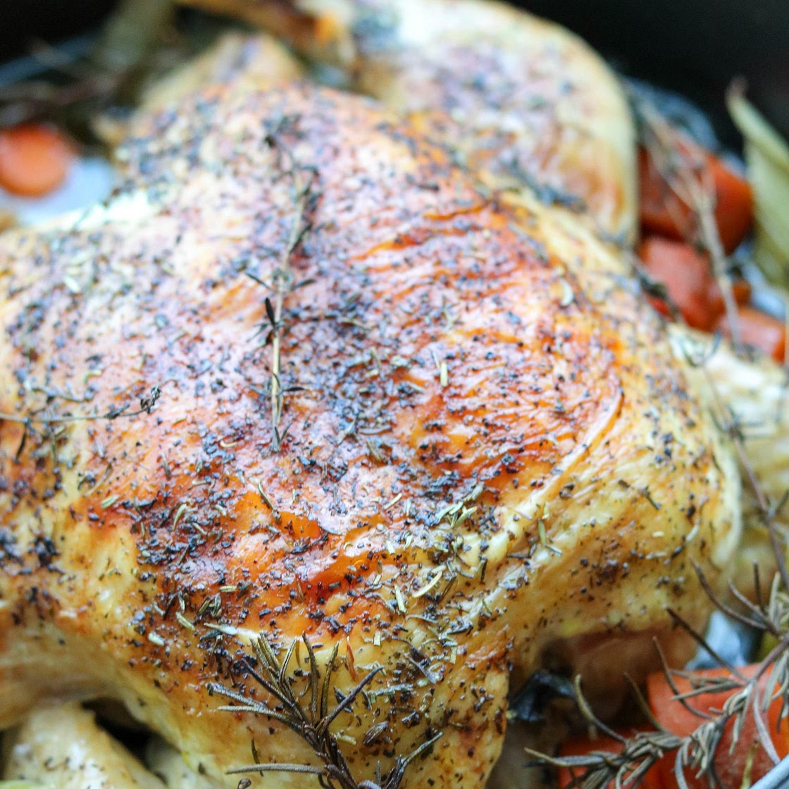 Simple Herb Roast Chicken
