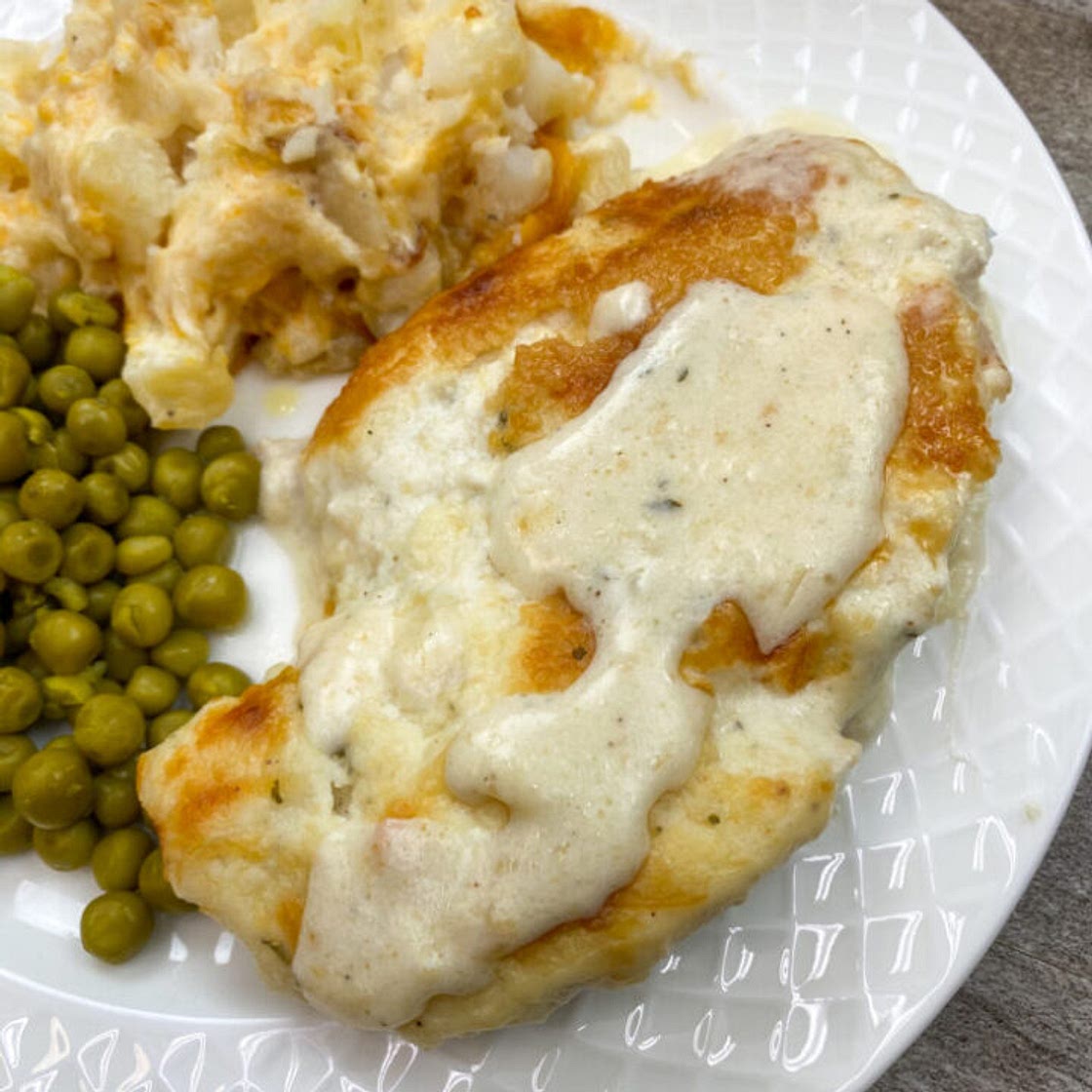 Baked Chicken and Ranch Dinner