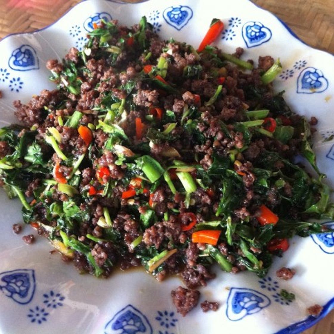 Recipe: Dai Stir-Fried Beef with Mint at China South of the Clouds