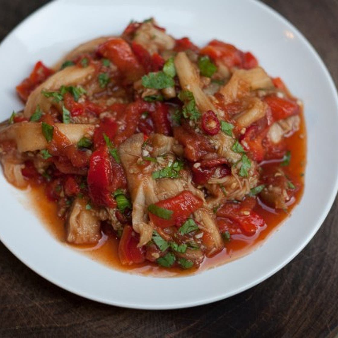 Recipe: Dai-Style Grilled Eggplant Salad at China South of the Clouds