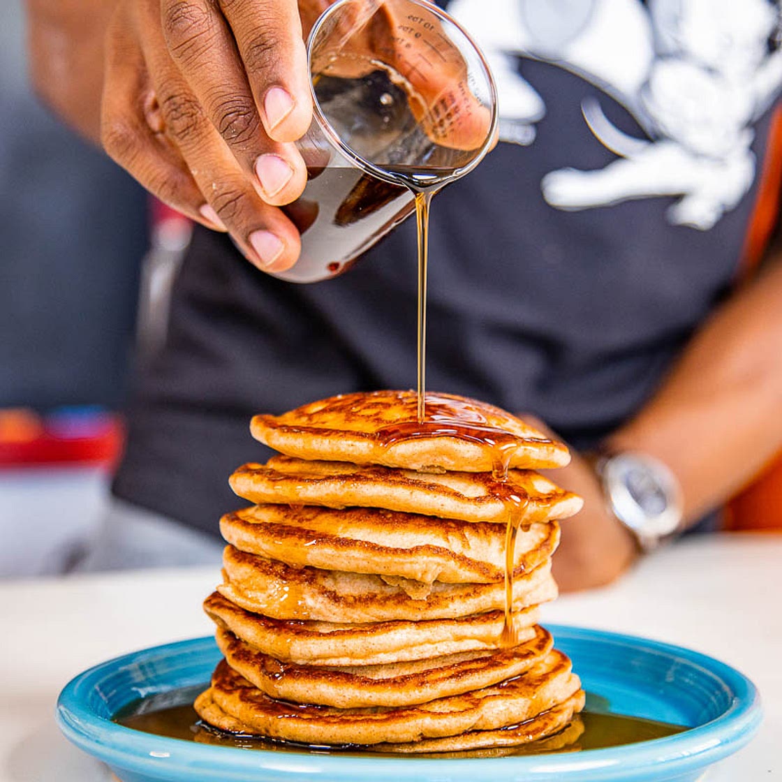 Gluten-Free Cream Cheese Pancakes